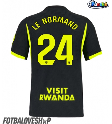 Atletico Madrid Robin Le Normand #24 Venkovní Dres 2026-27 Krátký Rukáv