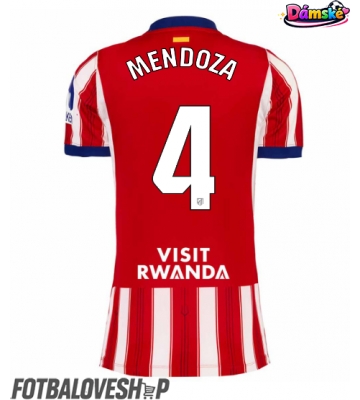 Atletico Madrid Rodrigo Mendoza #4 Dámské Domácí Dres 2026-27 Krátký Rukáv