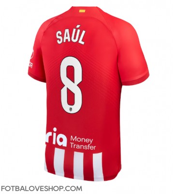 Atletico Madrid Saul Niguez #8 Domácí Dres 2023-24 Krátký Rukáv