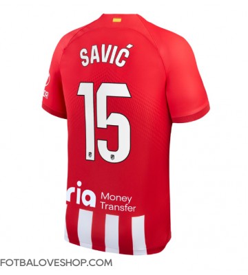 Atletico Madrid Stefan Savic #15 Domácí Dres 2023-24 Krátký Rukáv