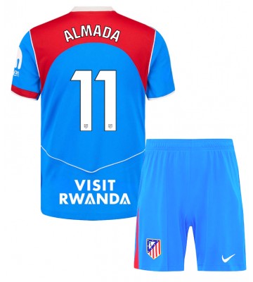 Atletico Madrid Thiago Almada #11 Dětské Alternativní Dres 2025-26 Krátký Rukáv (+ trenýrky)