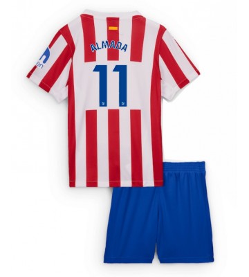 Atletico Madrid Thiago Almada #11 Dětské Domácí Dres 2025-26 Krátký Rukáv (+ trenýrky)