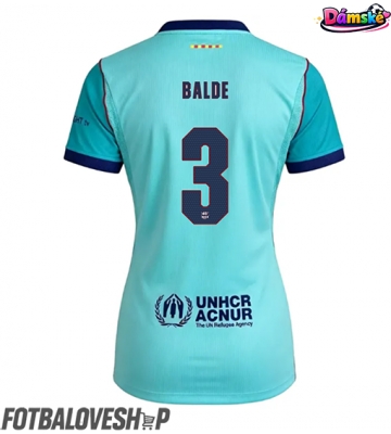 Barcelona Alejandro Balde #3 Dámské Alternativní Dres 2026-27 Krátký Rukáv