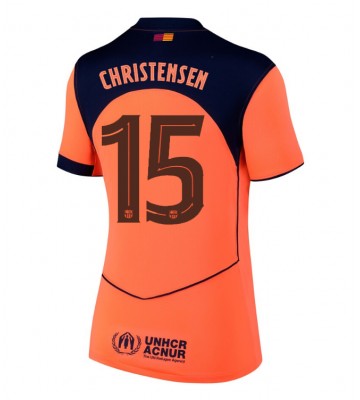 Barcelona Andreas Christensen #15 Dámské Alternativní Dres 2025-26 Krátký Rukáv