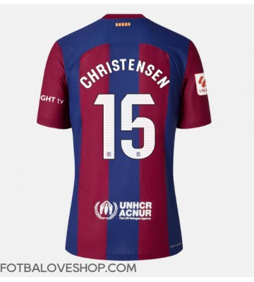 Barcelona Andreas Christensen #15 Dámské Domácí Dres 2023-24 Krátký Rukáv