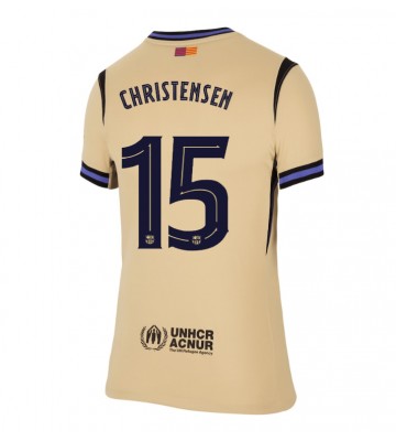 Barcelona Andreas Christensen #15 Dámské Venkovní Dres 2025-26 Krátký Rukáv