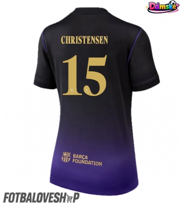 Barcelona Andreas Christensen #15 Dámské Venkovní Dres 2026-27 Krátký Rukáv