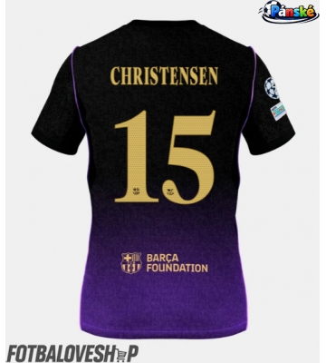 Barcelona Andreas Christensen #15 Venkovní Dres 2026-27 Krátký Rukáv