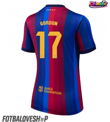Barcelona Anthony Gordon #17 Dámské Domácí Dres 2026-27 Krátký Rukáv