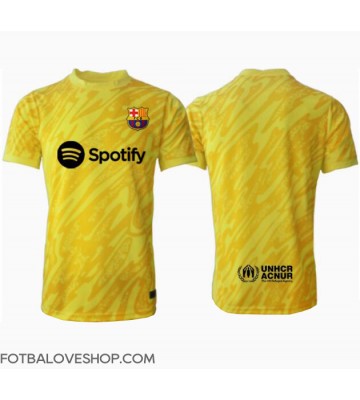 Barcelona Brankářské Domácí Dres 2024-25 Krátký Rukáv