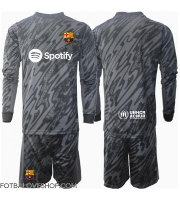 Barcelona Brankářské Dětské Alternativní Dres 2024-25 Dlouhý Rukáv (+ trenýrky)