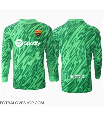 Barcelona Brankářské Venkovní Dres 2024-25 Dlouhý Rukáv