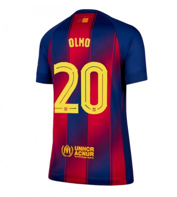 Barcelona Dani Olmo #20 Dámské Domácí Dres 2025-26 Krátký Rukáv
