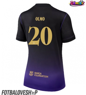 Barcelona Dani Olmo #20 Dámské Venkovní Dres 2026-27 Krátký Rukáv
