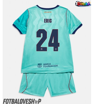 Barcelona Eric Garcia #24 Dětské Alternativní Dres 2026-27 Krátký Rukáv (+ trenýrky)
