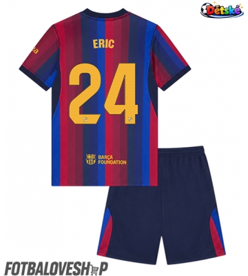 Barcelona Eric Garcia #24 Dětské Domácí Dres 2026-27 Krátký Rukáv (+ trenýrky)