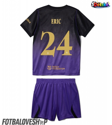 Barcelona Eric Garcia #24 Dětské Venkovní Dres 2026-27 Krátký Rukáv (+ trenýrky)