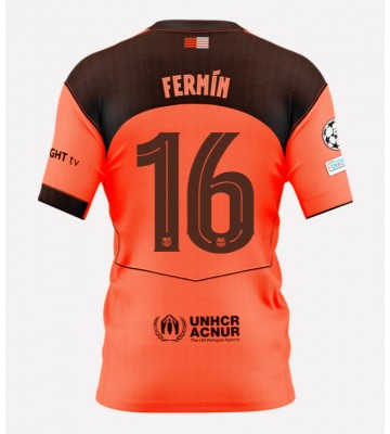 Barcelona Fermin Lopez #16 Alternativní Dres 2025-26 Krátký Rukáv