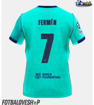 Barcelona Fermin Lopez #7 Alternativní Dres 2026-27 Krátký Rukáv