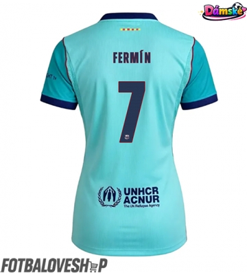 Barcelona Fermin Lopez #7 Dámské Alternativní Dres 2026-27 Krátký Rukáv
