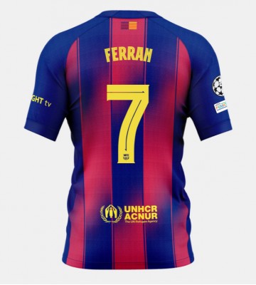 Barcelona Ferran Torres #7 Domácí Dres 2025-26 Krátký Rukáv