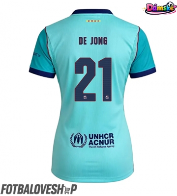 Barcelona Frenkie de Jong #21 Dámské Alternativní Dres 2026-27 Krátký Rukáv