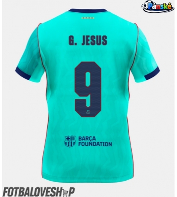 Barcelona Gabriel Jesus #9 Alternativní Dres 2026-27 Krátký Rukáv