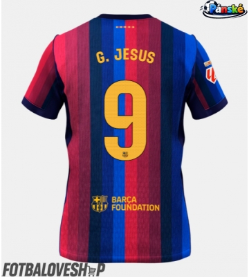 Barcelona Gabriel Jesus #9 Domácí Dres 2026-27 Krátký Rukáv