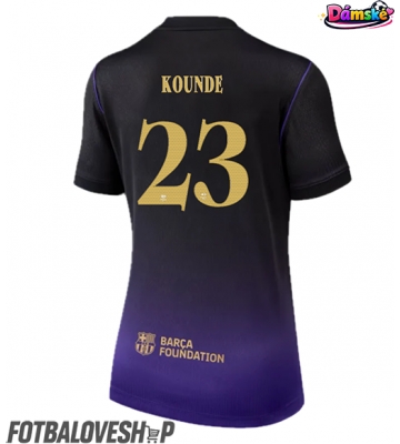 Barcelona Jules Kounde #23 Dámské Venkovní Dres 2026-27 Krátký Rukáv