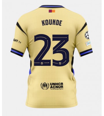 Barcelona Jules Kounde #23 Venkovní Dres 2025-26 Krátký Rukáv
