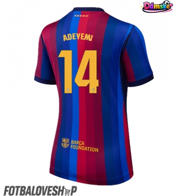 Barcelona Karim Adeyemi #14 Dámské Domácí Dres 2026-27 Krátký Rukáv