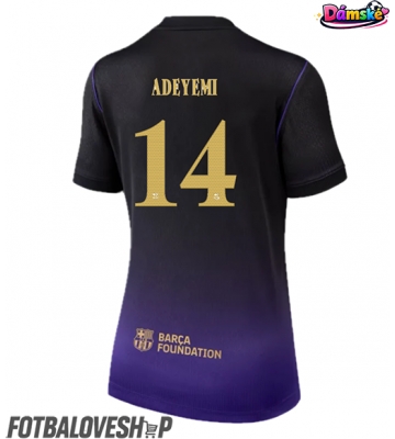 Barcelona Karim Adeyemi #14 Dámské Venkovní Dres 2026-27 Krátký Rukáv