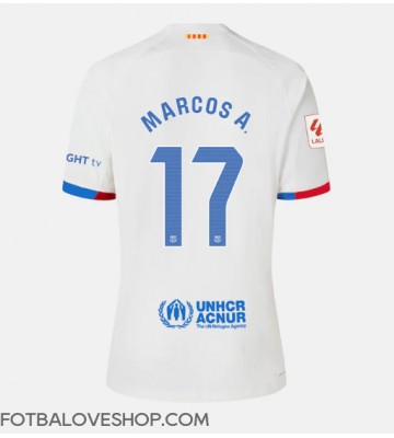 Barcelona Marcos Alonso #17 Dámské Venkovní Dres 2023-24 Krátký Rukáv