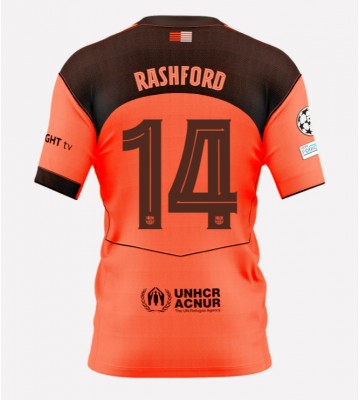 Barcelona Marcus Rashford #14 Alternativní Dres 2025-26 Krátký Rukáv Barcelona Marcus Rashford #14 Alternativní Dres 2025-26 Krátký Rukáv