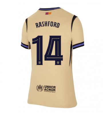 Barcelona Marcus Rashford #14 Dámské Venkovní Dres 2025-26 Krátký Rukáv