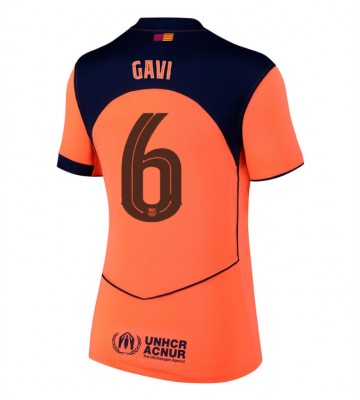 Barcelona Paez Gavi #6 Dámské Alternativní Dres 2025-26 Krátký Rukáv