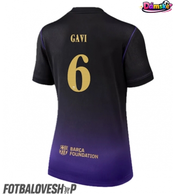 Barcelona Paez Gavi #6 Dámské Venkovní Dres 2026-27 Krátký Rukáv
