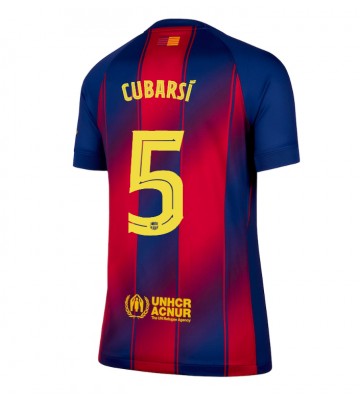 Barcelona Pau Cubarsi #5 Dámské Domácí Dres 2025-26 Krátký Rukáv