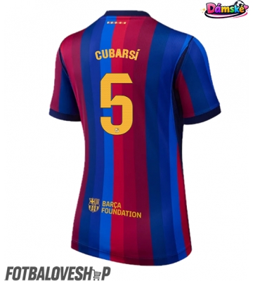 Barcelona Pau Cubarsi #5 Dámské Domácí Dres 2026-27 Krátký Rukáv