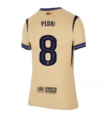 Barcelona Pedri Gonzalez #8 Dámské Venkovní Dres 2025-26 Krátký Rukáv