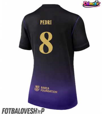 Barcelona Pedri Gonzalez #8 Dámské Venkovní Dres 2026-27 Krátký Rukáv