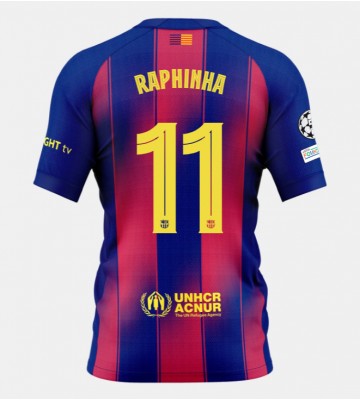 Barcelona Raphinha Belloli #11 Domácí Dres 2025-26 Krátký Rukáv