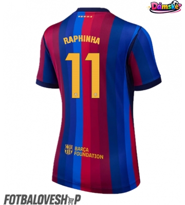 Barcelona Raphinha Belloli #11 Dámské Domácí Dres 2026-27 Krátký Rukáv