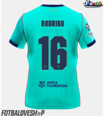 Barcelona Rodri Hernandez #16 Alternativní Dres 2026-27 Krátký Rukáv