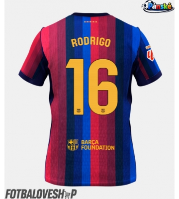 Barcelona Rodri Hernandez #16 Domácí Dres 2026-27 Krátký Rukáv