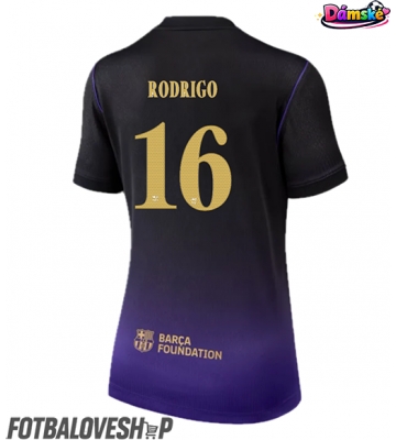 Barcelona Rodri Hernandez #16 Dámské Venkovní Dres 2026-27 Krátký Rukáv