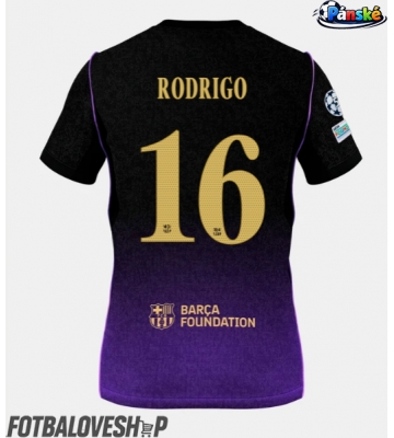 Barcelona Rodri Hernandez #16 Venkovní Dres 2026-27 Krátký Rukáv