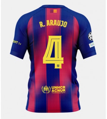 Barcelona Ronald Araujo #4 Domácí Dres 2025-26 Krátký Rukáv