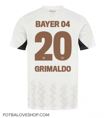 Bayer Leverkusen Alejandro Grimaldo #20 Venkovní Dres 2024-25 Krátký Rukáv