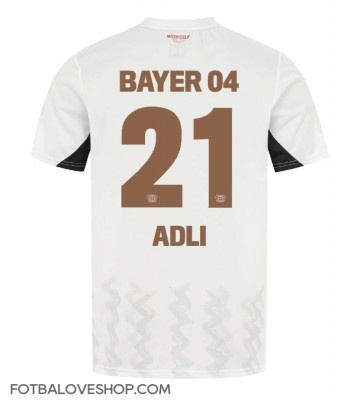Bayer Leverkusen Amine Adli #21 Venkovní Dres 2024-25 Krátký Rukáv